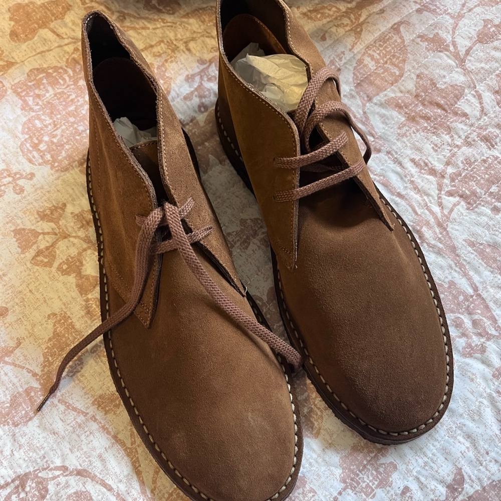 NWT Men’s J. Crew Brown Macalister Suede Boots